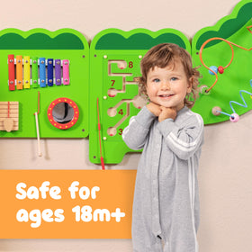SPARK & WOW crocodile panel wooden percussive instrument enhances tactile feedback.