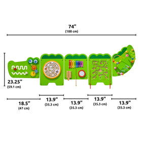 SPARK & WOW crocodile xylophone invites musical exploration and rhythm.