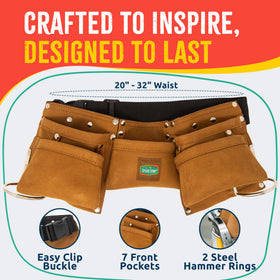 SparkJump tool belt showing adjustable strap for secure waist fit during playtime