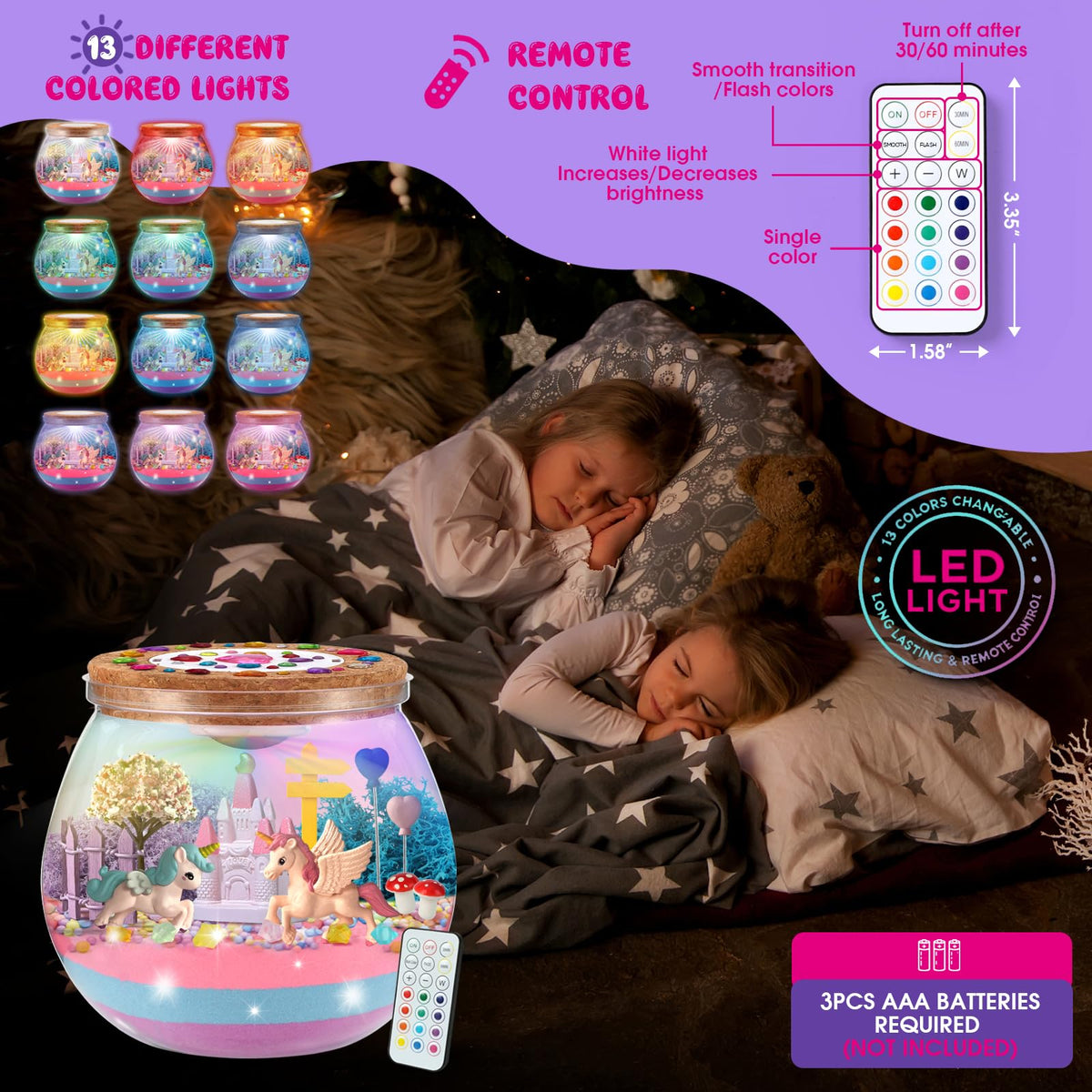 SparkleMe glow stones add magical shimmer to any terrarium