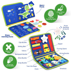 SparkleMe 8-page interactive journey for play on planes, cars, and restaurants