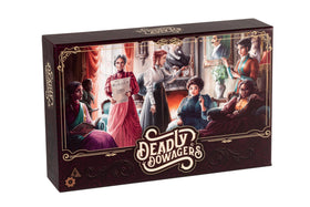 SparkWorks Deadly Dowagers box with Victorian artwork, ideal for engaging game nights