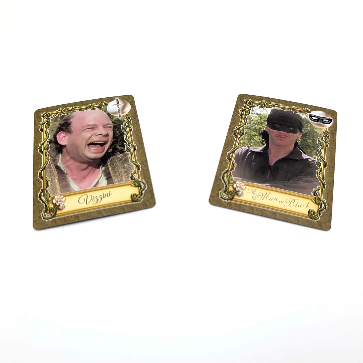SparkWorks Princess Bride Battle of Wits game pack contents showcased.