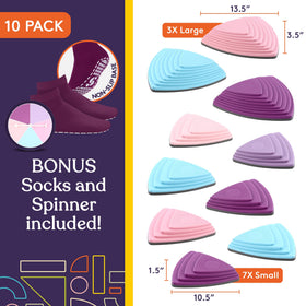 Special Supplies bright color stones encourage coordinated movement.
