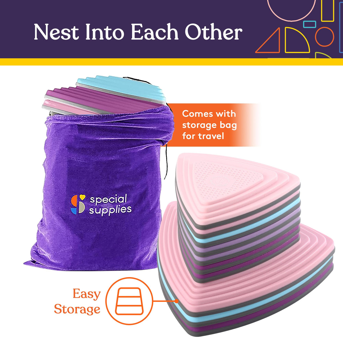 Special Supplies indoor-outdoor use on carpet, tile, or grass.