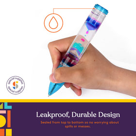 Special Supplies Liquid Motion Bubbler Pen classroom timer and visual cue.