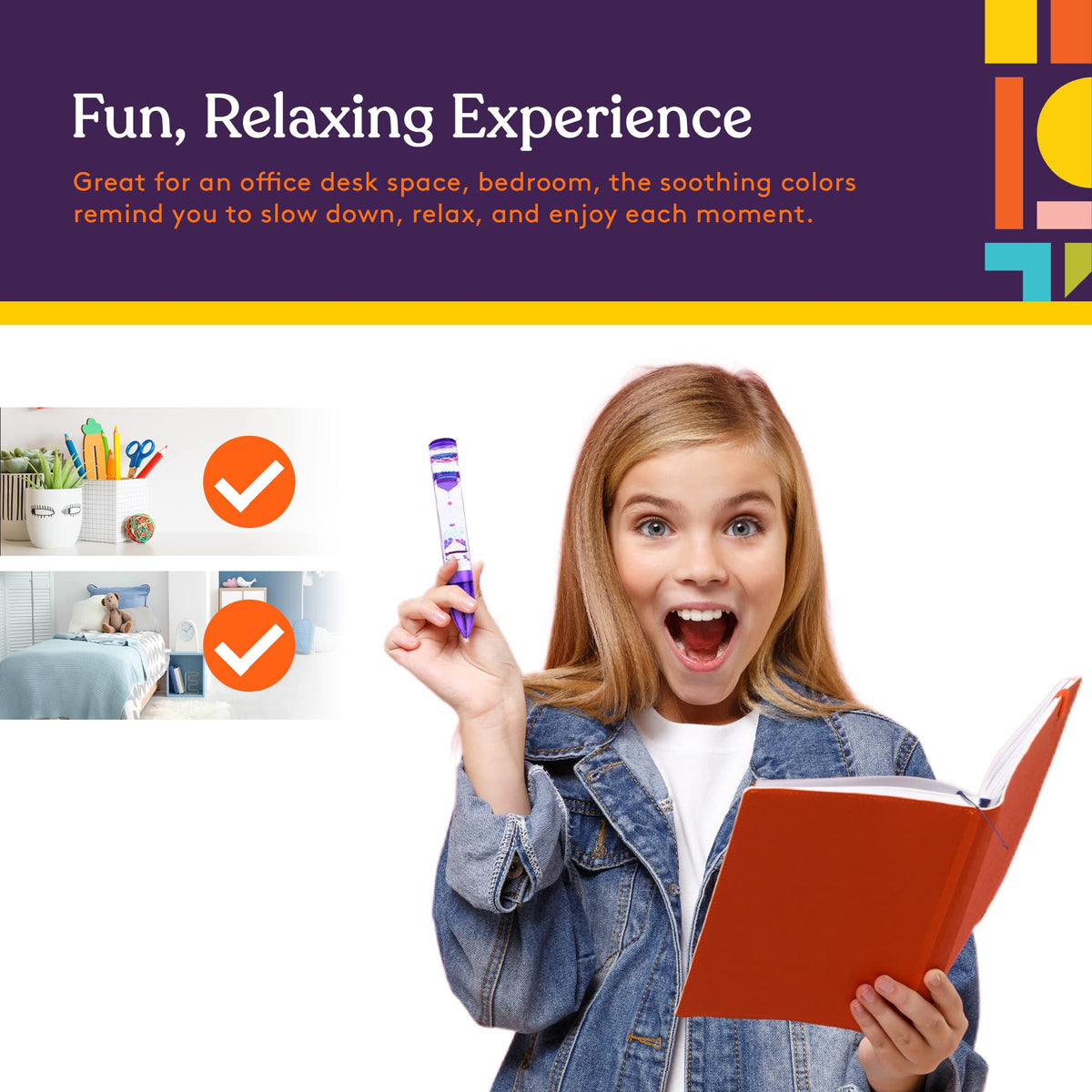 Special Supplies Liquid Motion Bubbler Pen sensory play accessory with soothing visuals.