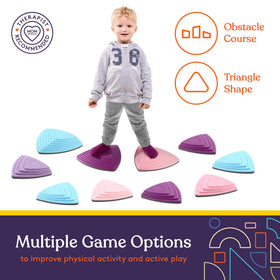 Special Supplies rugged bottoms grip floors for stable stepping.