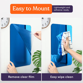 Special Supplies Sensory Wall Mirror is lightweight and easy to mount in therapy rooms.