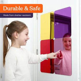 Special Supplies Sensory Wall Mirror creates engaging decor for sensory corners.