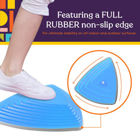 Special Supplies stepping stones with non-slip edge reduce slips.