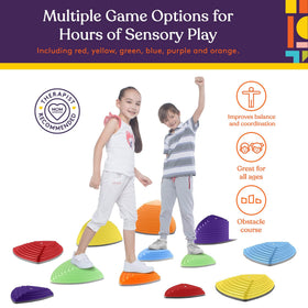 Special Supplies stepping stones offer varying heights and sizes.