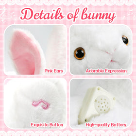 SpecialYou bunny face closeup with bright eyes inviting a friendly greeting