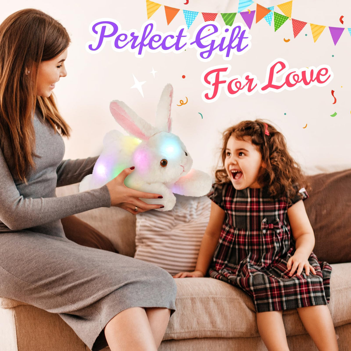 SpecialYou light-up plush bunny kid-play emphasizes safe, soft hugs for everyday adventures.