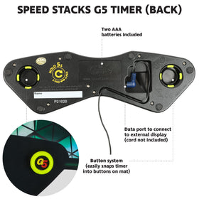 Speed Stacks G5 Timer compact design fits small training spaces.