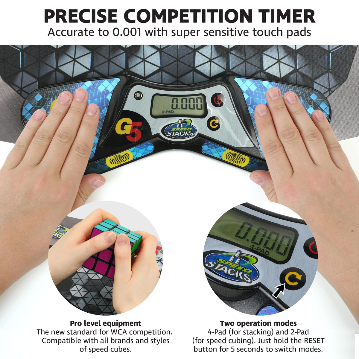 G5 timer data port connects to tournament display for live results.