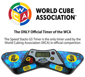 Speed Stacks G5 timer with 0.001-second precision for fast solves.