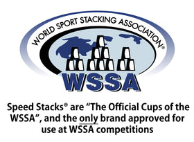 Speed Stacks patented centerless design reduces cup suction