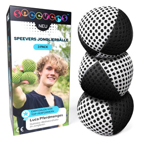 Speevers XBalls: three-bean-bag set for versatile juggling