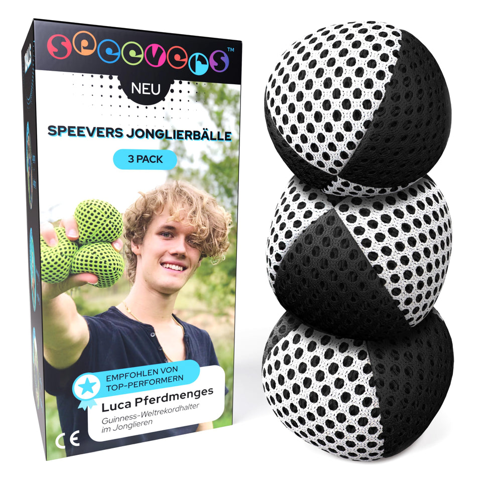 Speevers XBalls: three-bean-bag set for versatile juggling