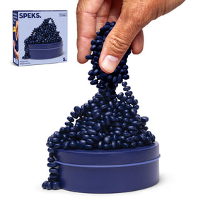 Speks Crags ferrite stones in a tin—ideal for desk focus and sensory play.