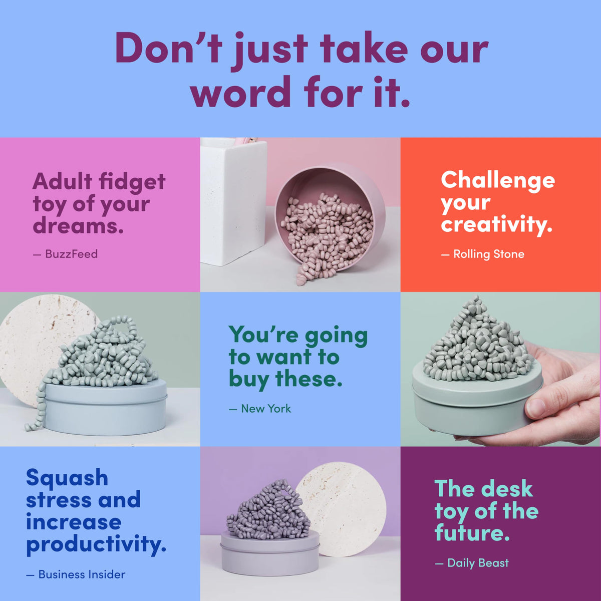 Speks Crags gift-ready packaging signals a thoughtful desk toy gift.