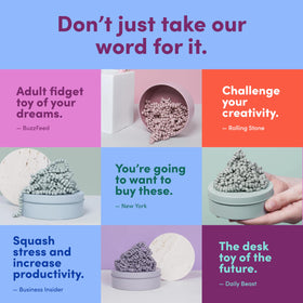 Speks Crags gift-ready packaging signals a thoughtful desk toy gift.