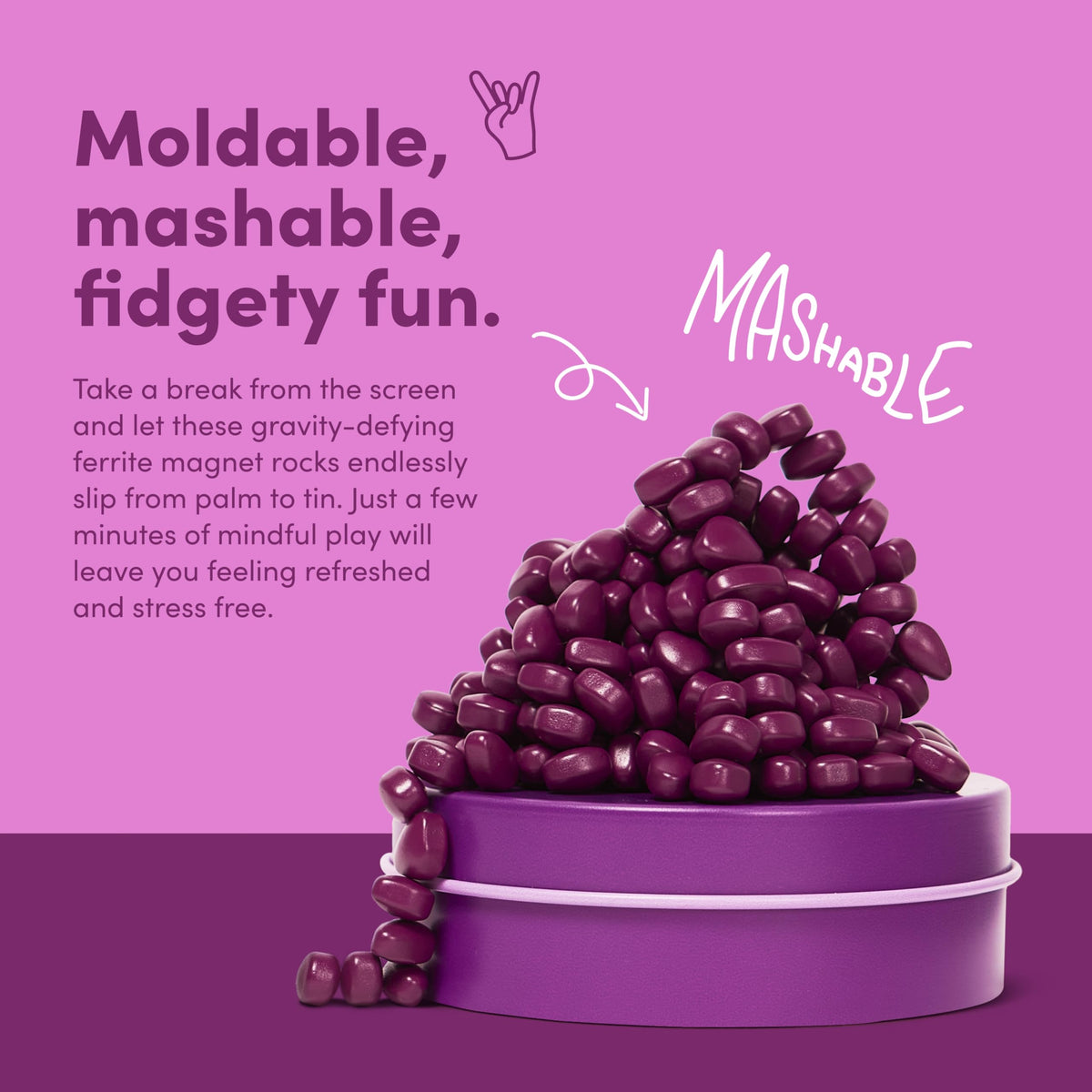 Speks Crags matte iris set shows mess-free, satisfying tactile feedback.
