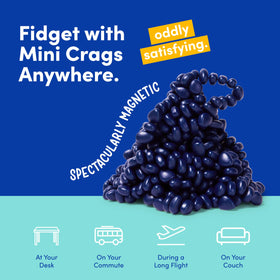 Stacking and molding Crags ferrite stones demonstrates versatile stress-relief and creativity.