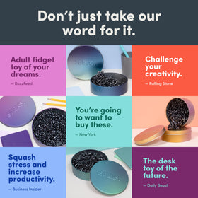 Speks Crags ready-to-gift packaging adds instant desk-friendly joy.