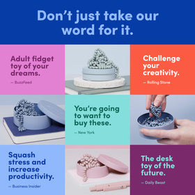 Speks Crags stress relief tool offers tactile engagement during classes or meetings.