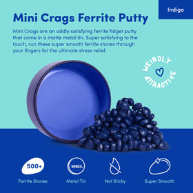 Speks Crags vibrant metal desk toy adds color and focus to your workspace.