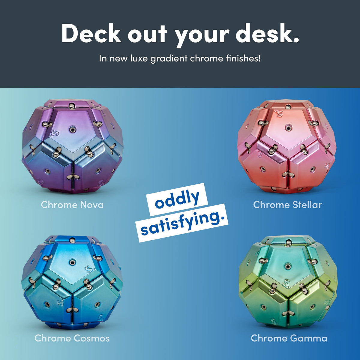Speks Geode on a calm work desk supports concentration and relaxation.