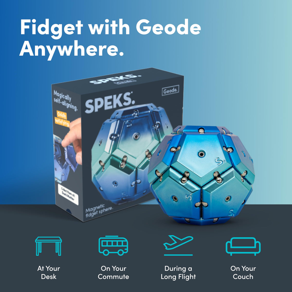 Speks Geode premium magnets highlight strong build and durable construction.