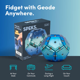 Speks Geode premium magnets highlight strong build and durable construction.