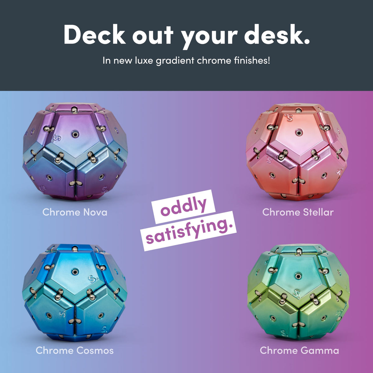 Speks Geode desk-toy elevates workspace ambiance while easing restless hands