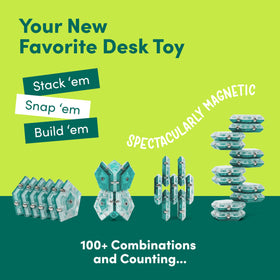 Speks Geode structure build closeup reveals limitless configurations for play.