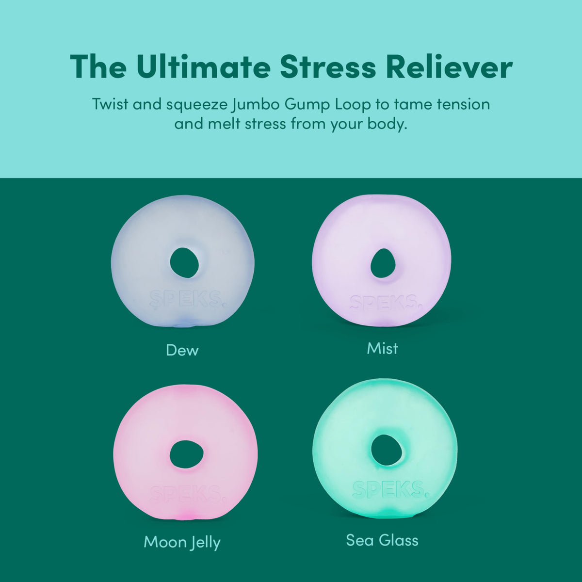 Speks Gump Jumbo Loop makes a thoughtful gift for stress relief lovers.