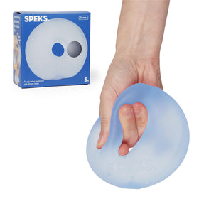 Speks Gump Jumbo Loop gel-filled stress ball squish close-up for tactile relief.