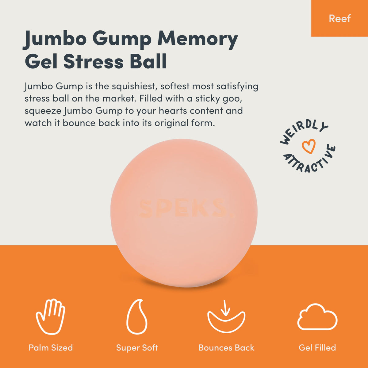 Memory gel filling provides smooth squeezes and steady rebound during work.