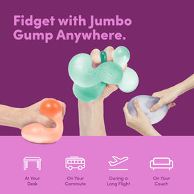 Speks Jumbo Gump Stress Ball makes a thoughtful desk gift for teens and adults