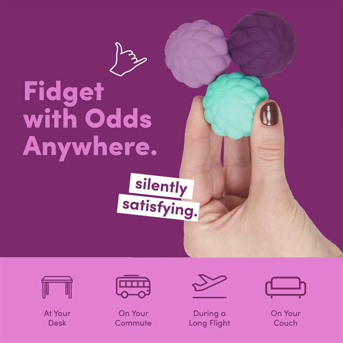 Speks Odds on your desk promote calm focus while studying.