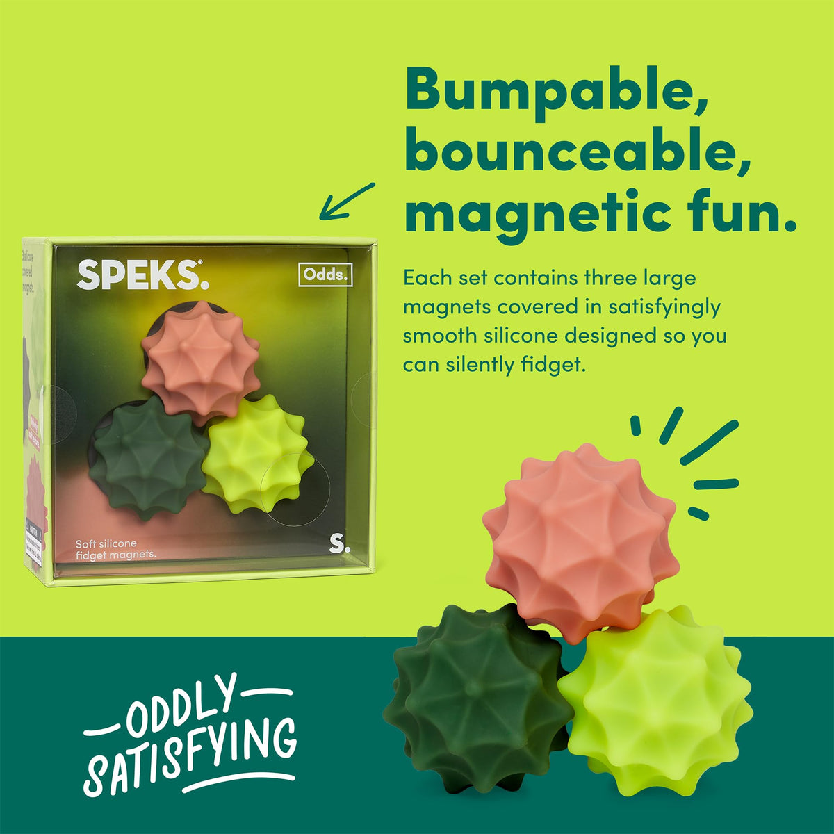Speks Odds four shapes collection highlights different textures.