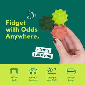 Speks Odds silent desk toy designed for discreet use.