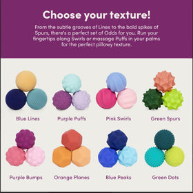 Speks Odds four shapes shown as versatile stress relief toys