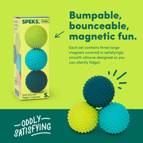 Speks Odds strong magnets enable stacking and creative magnetic tricks.