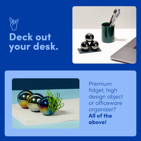 Speks Supers oil slick gift-ready box featuring 6-pack fidget balls.