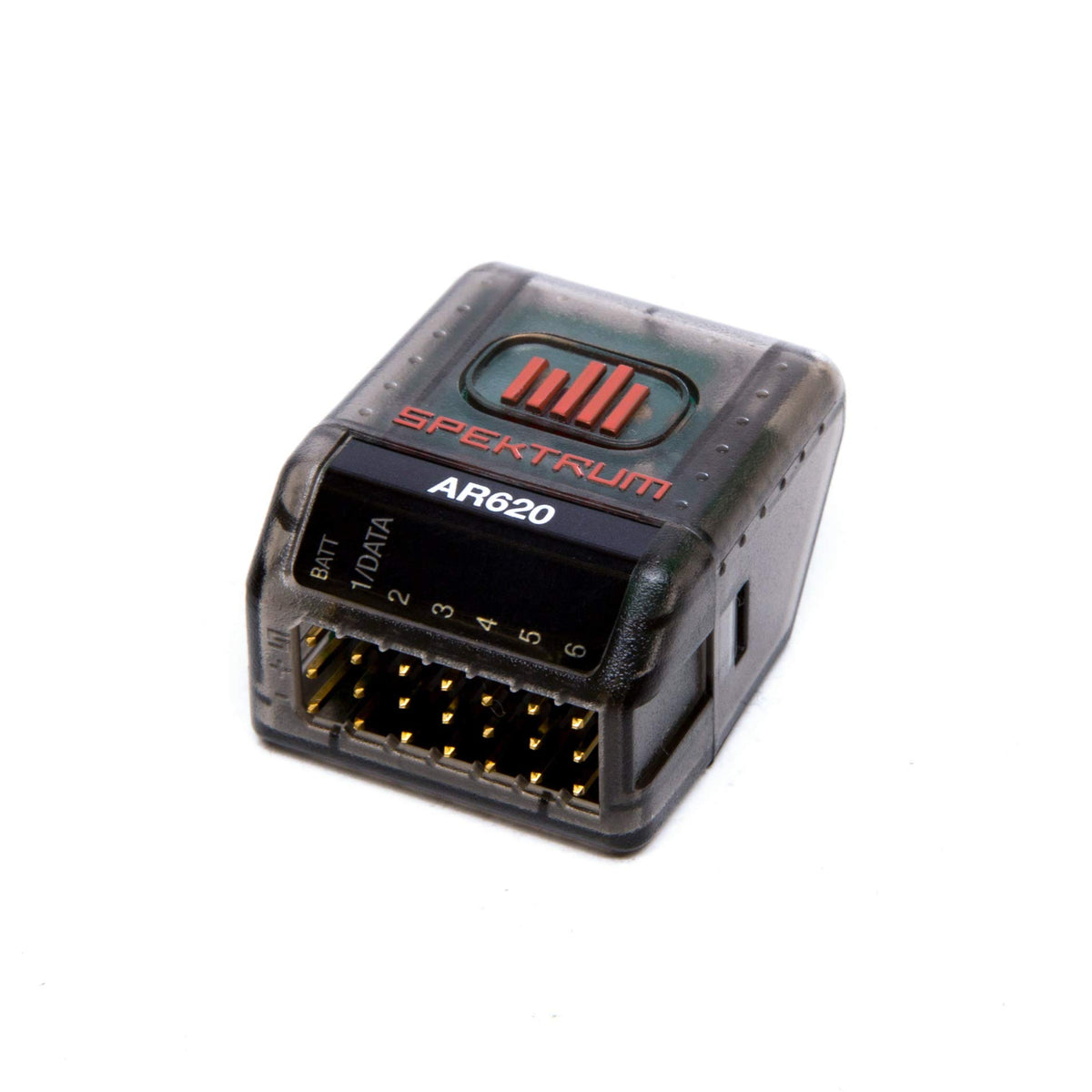 Spektrum AR620 bind-button enables quick, plug-free binding for easy setup.