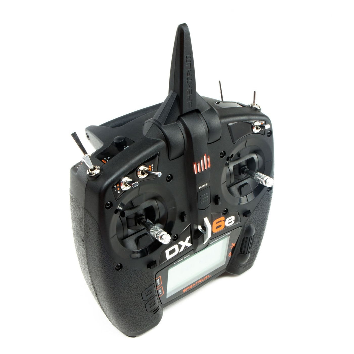Spektrum DX6e wireless trainer link enables instructor buddy-box sessions.
