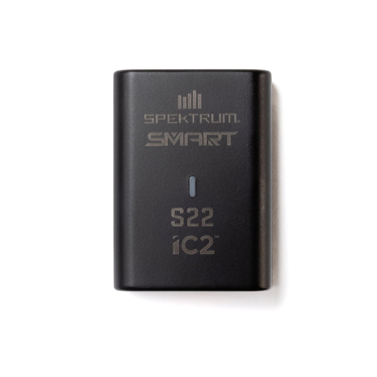 Spektrum S22 G2 USB-C charger connected to a Smart battery, showcasing convenient USB power capability.